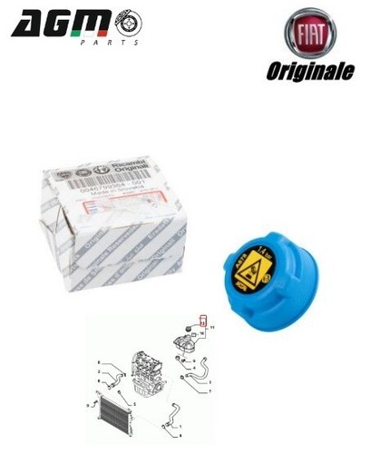 Tappo serbatoio radiatore - tappo,